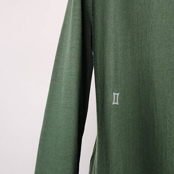 Kit & Ace Green Merino Wool Long Sleeve V-Neck Top Size S - Picture 6 of 10